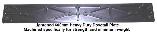 Lightend 600mm Heavy Duty Dovetail Plate
